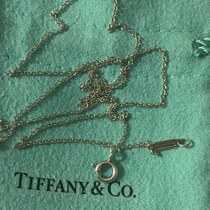Tiffany & Co silver necklace.